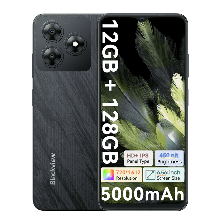 Blackview - 【期間限定・大特価】Blackview WAVE 8C Black Blackview Unlocked Cell Phones Wave 8 4GB RAM 128GB ROM GSM