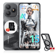 Blackview WAVE 9C Unlocked Cell Phone,4G Sim-Free & Unlocked Mobile Phones,12GB+64GB/2TB,Android 15 Phone 13MP+8MP AI Camera,5000mAh/10W,Fingerprint//Face ID,5G WiFi/GPS/OTG Smartphone