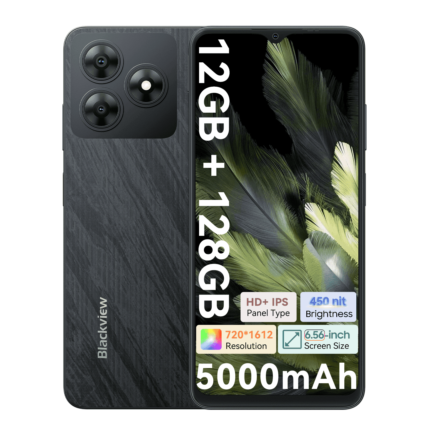 SIMフリー Blackview Wave8 黒 スマホ 4GB+128GB Blackview Unlocked Cell Phones Wave 8 4GB RAM 128GB ROM GSM