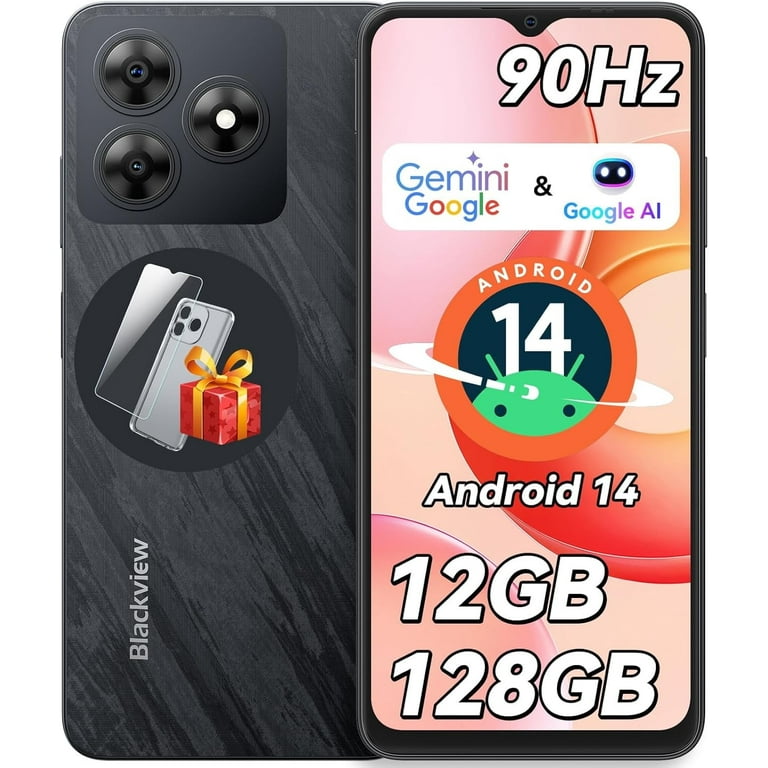 Blackview Wave8 黒 スマートフォン 4GB+128GB Blackview Unlocked Cell Phones Wave 8 4GB RAM 128GB ROM GSM