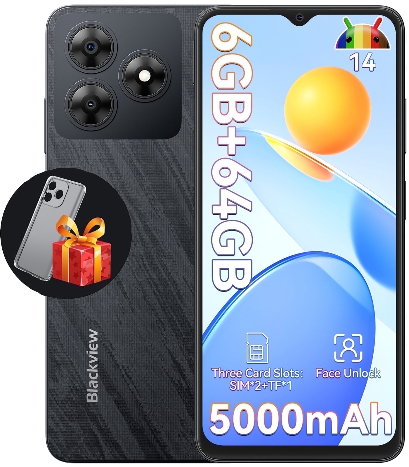 【SIMフリー】Blackview 8C Wave 64GB BLACKVIEW WAVE 8C (2GB RAM 64GB STORAGE)