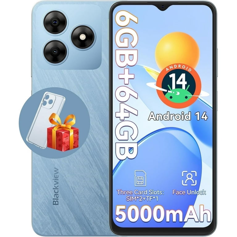 Blackview Unlocked Smartphone Wave 8C 6GB RAM 64GB ROM 6.5