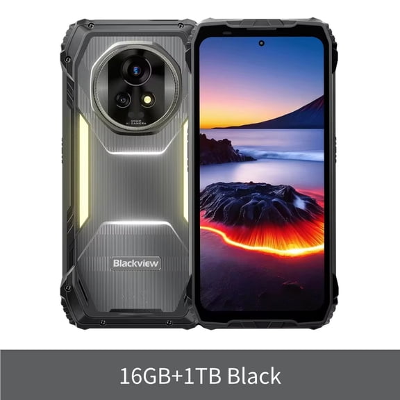 Blackview XPLORE 2 5G AI Rugged Smartphone, 6.73" 3.2K AMOLED Display, 50MP Camera, 20000mAh,Black