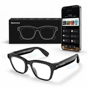 Blackview AI Camera Smart Glasses with 1080P HD Recording & Real-Time Translation, Polarized Sunglasses with Voice Assistant for Men & Women