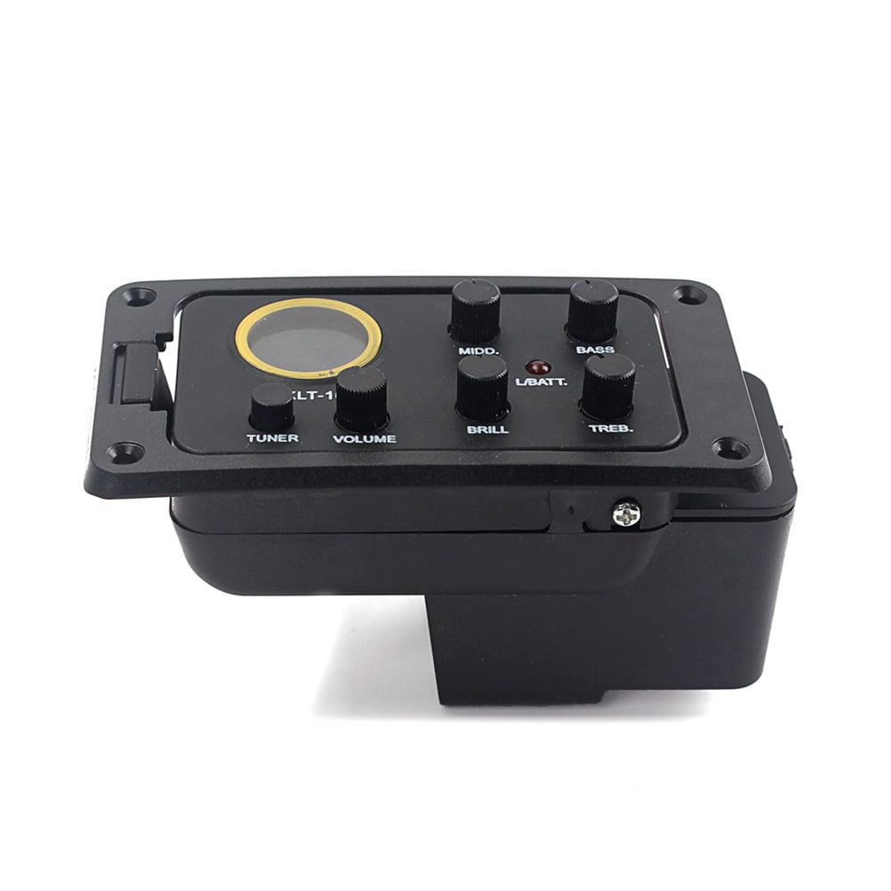 Blackw Alkaline Batteries Acoustic Guitar Preamp Piezo Pickup Front