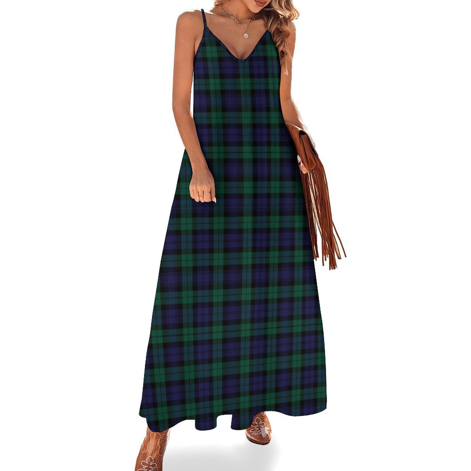 green emerald velvet dress All I Want Green Tartan Plaid Midi Dress, Small - The Mint Julep Boutique