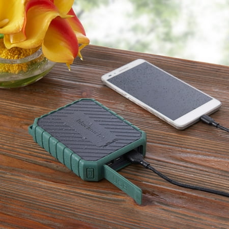 Blackweb 10,400 mAh Rugged Portable Battery 4X Extra Charges, Forest