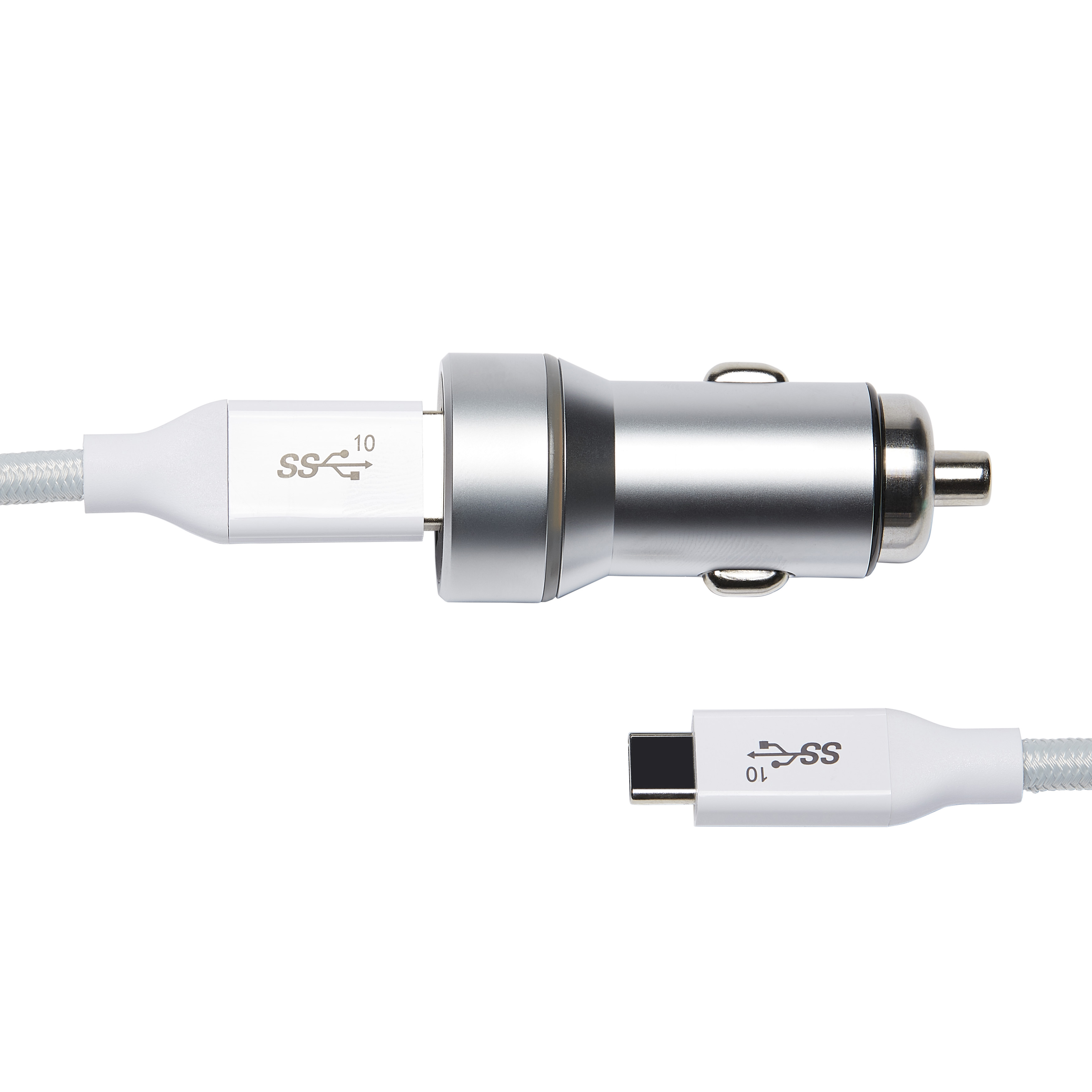 Blackweb 4.8A USB TypeC to TypeA Cable and Car Charger Kit