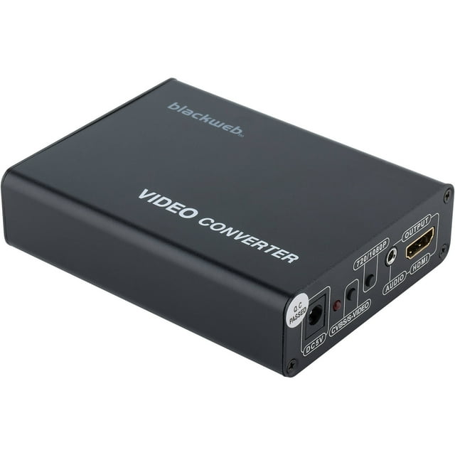Blackweb Composite/ SVideo To Hdmi Converter