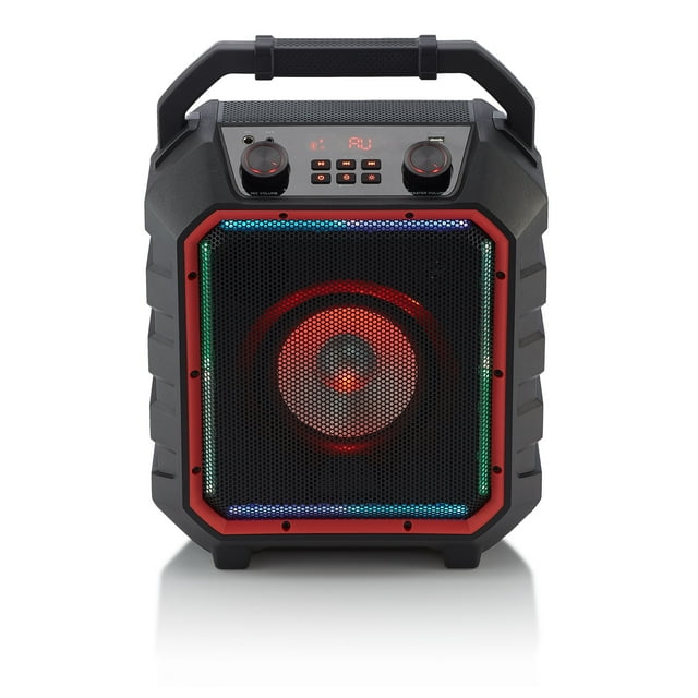 Blackweb Portable Bluetooth Speaker with FM Transmitter, Black