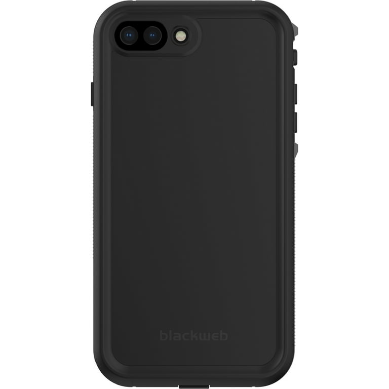 Blackweb Waterpoof Phone Case for iPhone 7 8 Plus Black