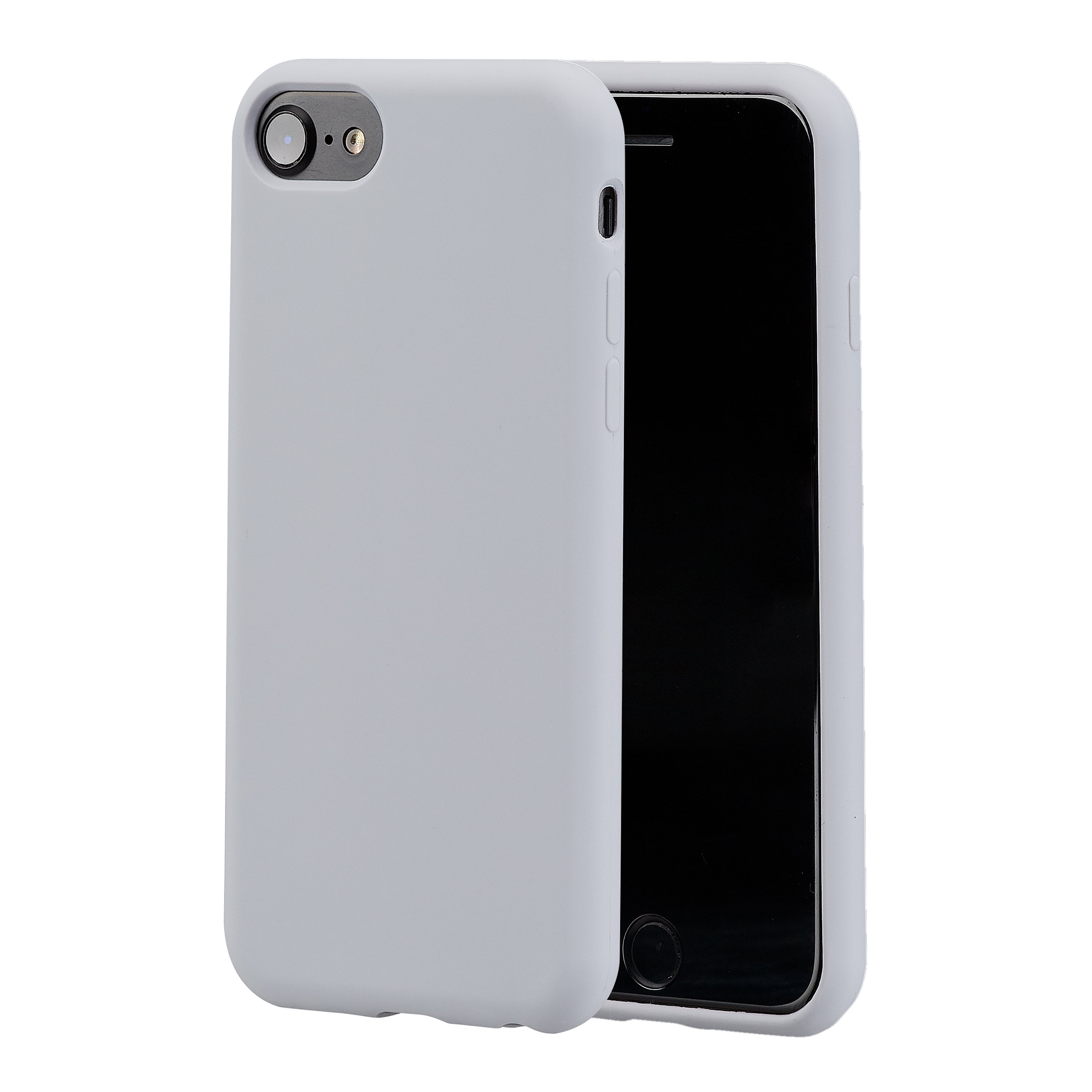 Blackweb iPhone 6, iPhone 7, & iPhone 8 Soft Touch Silicone Case, Gray