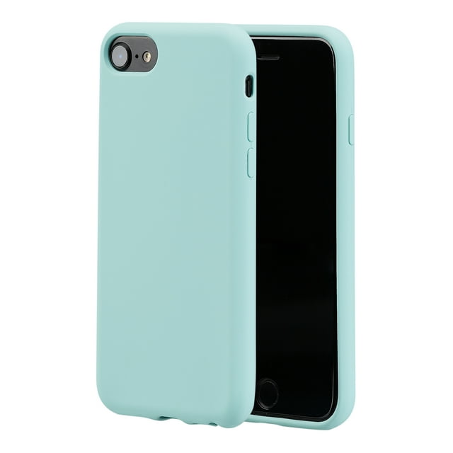 Blackweb iPhone 6, iPhone 7, & iPhone 8 Soft Touch Silicone Case, Mint