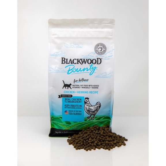 Blackwood Bounty Dry Kitten Food Chicken & Herring - 10 lb.