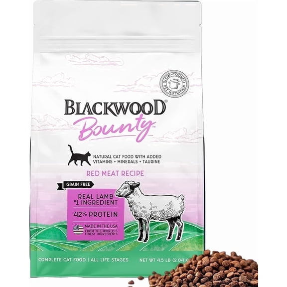 Blackwood Bounty Grain-Free Red Meat Recipe Dry Cat Food, 4.5 lb Bag