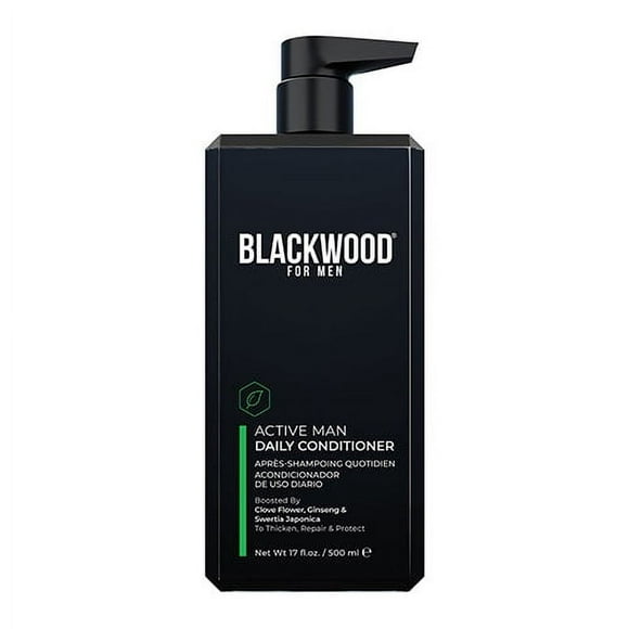 Blackwood For Men Active Man Daily Conditioner | Natural Thickening for Normal & Oily Hair & Scalp, 17oz