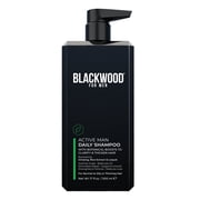 Blackwood For Men Active Man Daily Shampoo | Natural Thickening for Normal to Oily Hair & Scalp, 17oz