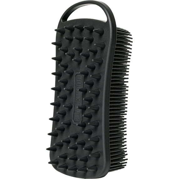 Blackwood For Men Double Duty Beard & Body Scrubber | Dual-Sided Men's Shower Tool, Black