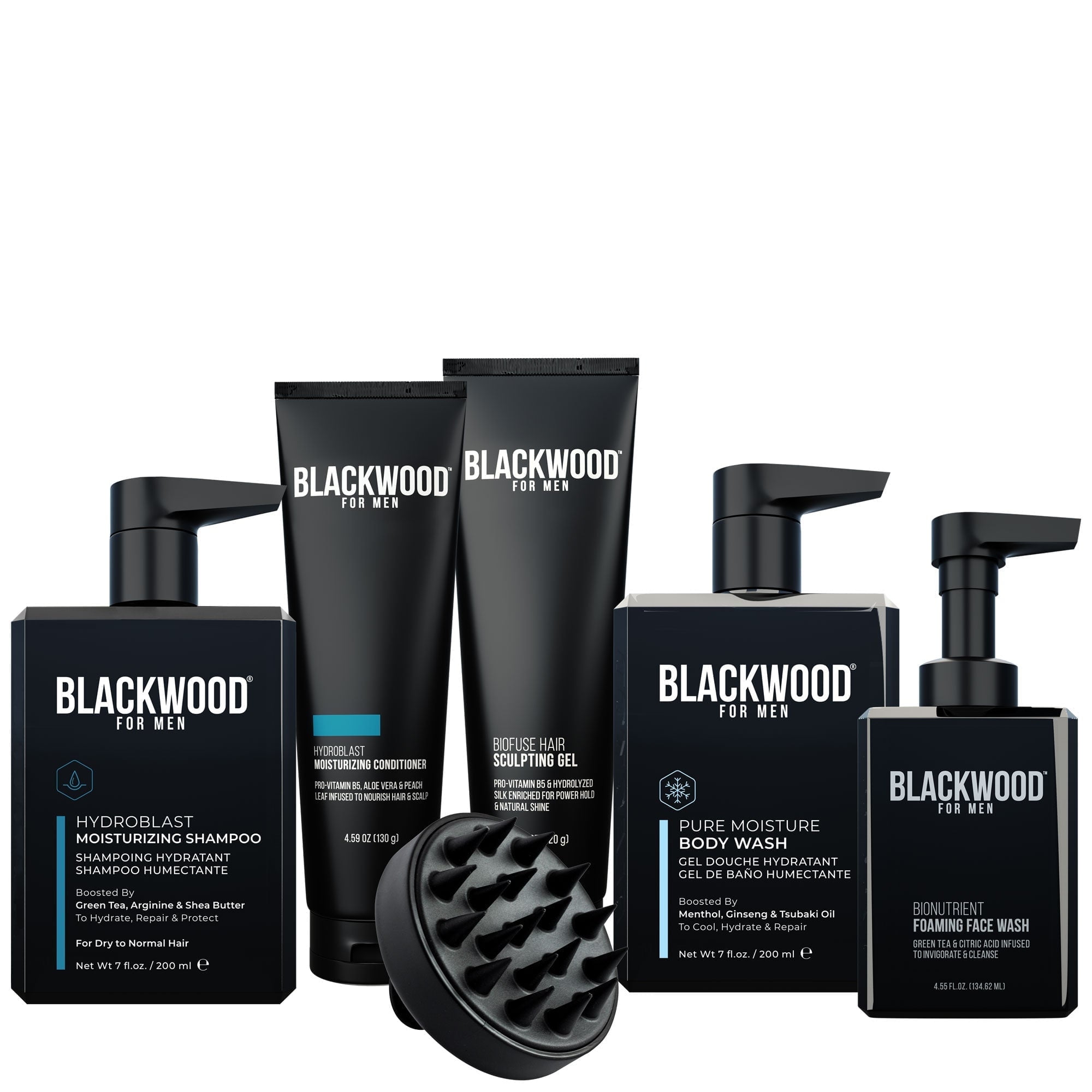 Blackwood For Men Hydro Cleanse Complete Set, Shampoo, Conditioner