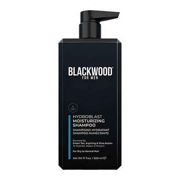 Blackwood For Men Hydroblast Moisturizing Shampoo | Men's Natural Shampoo for Dry or Coarse Hair, 17oz