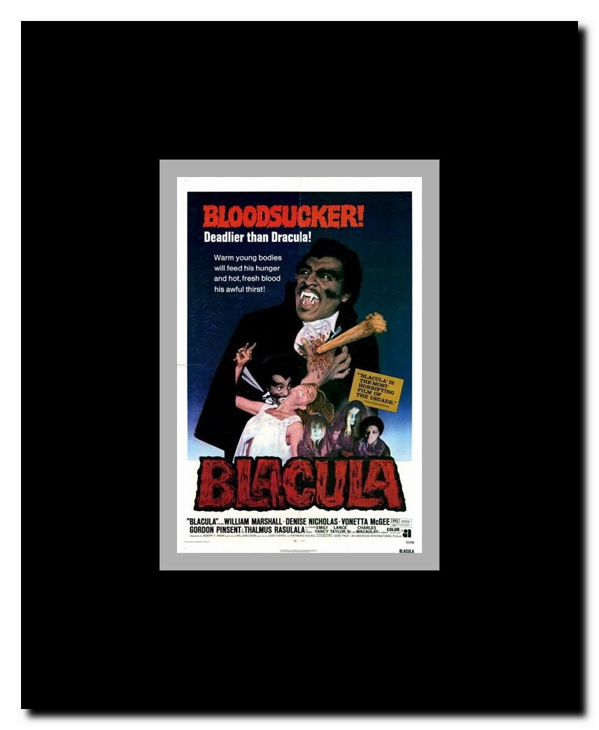 Blacula Framed Movie Poster