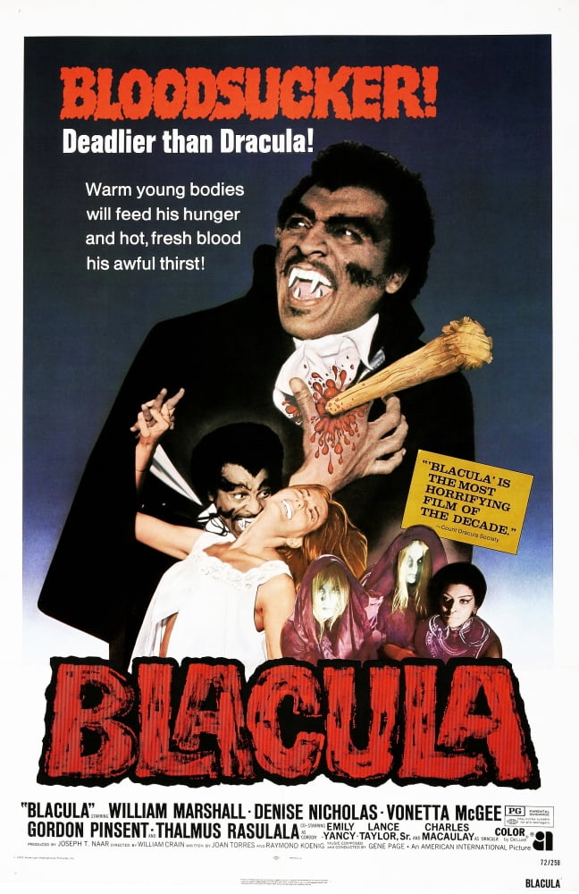 Blacula U Canvas Art - (24 x 36)