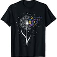 thumbnail image 1 of Bladder Cancer Awareness Ribbon & Dandelion Survivor Warrior T-Shirt, 1 of 4