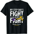 thumbnail image 1 of Bladder Cancer Step Dad Survivor Support Step Son, Daughter T-Shirt, 1 of 2