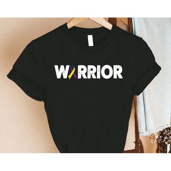 Bladder Cancer Warrior Shirt,Bladder Cancer Gift,Bladder Awareness Tshirt,Bladder Warrior,Cancer Warrior Shirt,Bladder Ribbon Shirt TSHIRT All Size S-5XL
