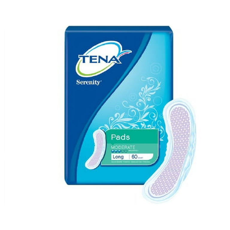 Bladder Control Pad Tena Serenity Light 12 Inch Length Moderate Absorbency  Polymer Female Disposable 