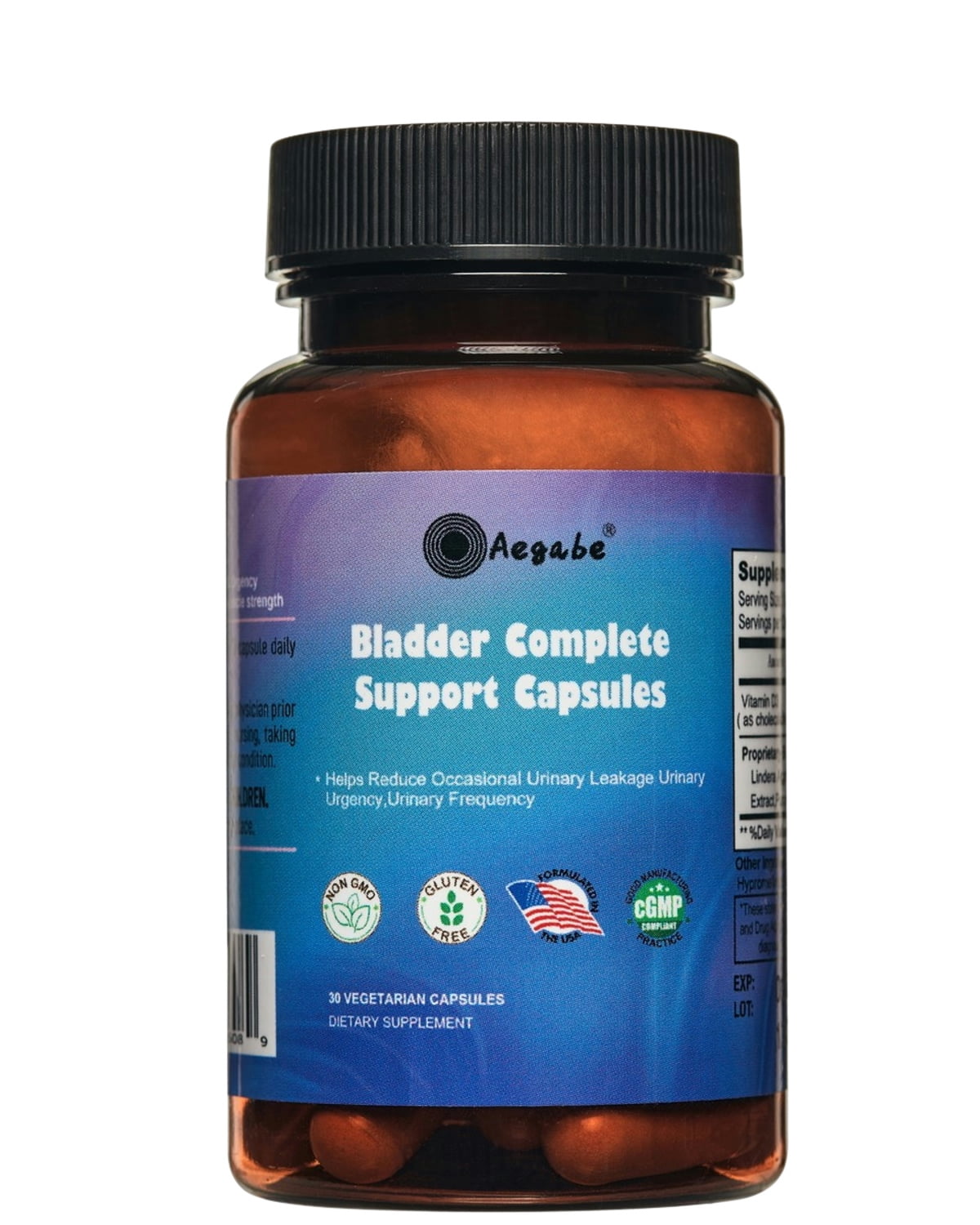 Bladder Control Supplement,for Urinary Urgency,Urinary Frequency