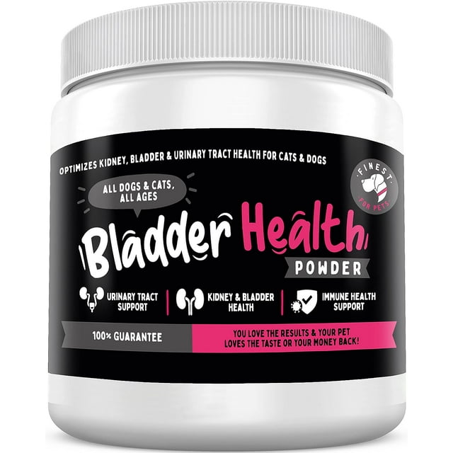 Bladder, Kidney & Urinary Tract Powder for Cats & Dogs. Cranberry, D Mannose, Turmeric, Organic