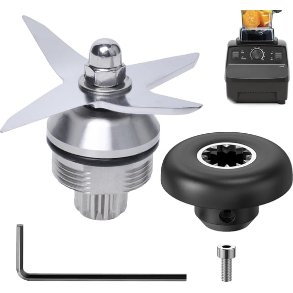 Blade Assembly with Drive Socket Kit Blender Replacement Parts for 1151 1152 Wet Blade Fit 5200