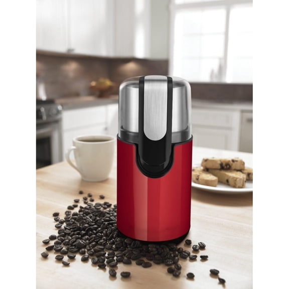 Blade Coffee Grinder, 4 oz, Empire Red