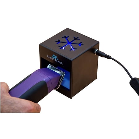 Blade Cooling Device for Dog and Pet Grooming, Stylist, Barber and Vets Chilly (Black)
