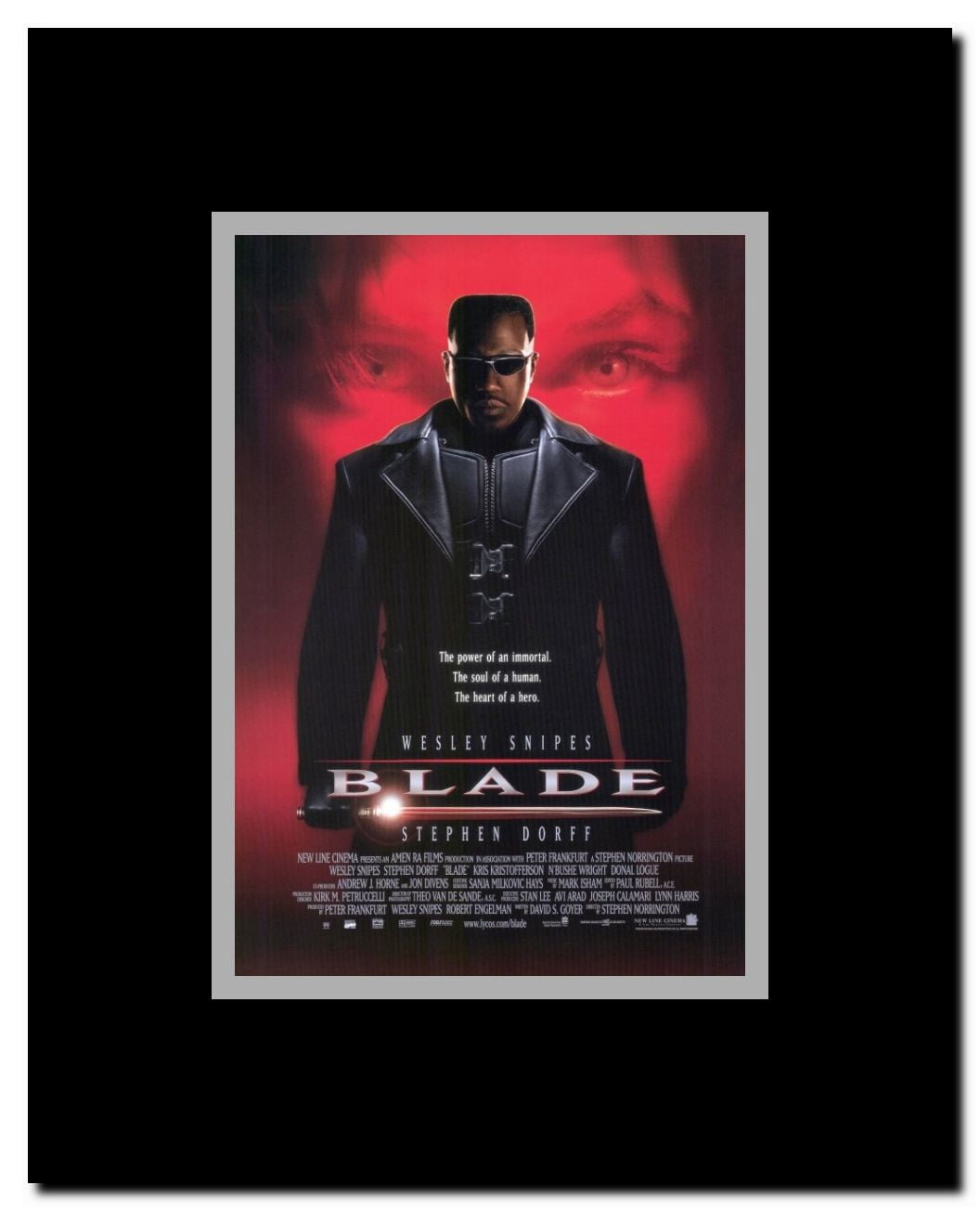 Blade Framed Movie Poster