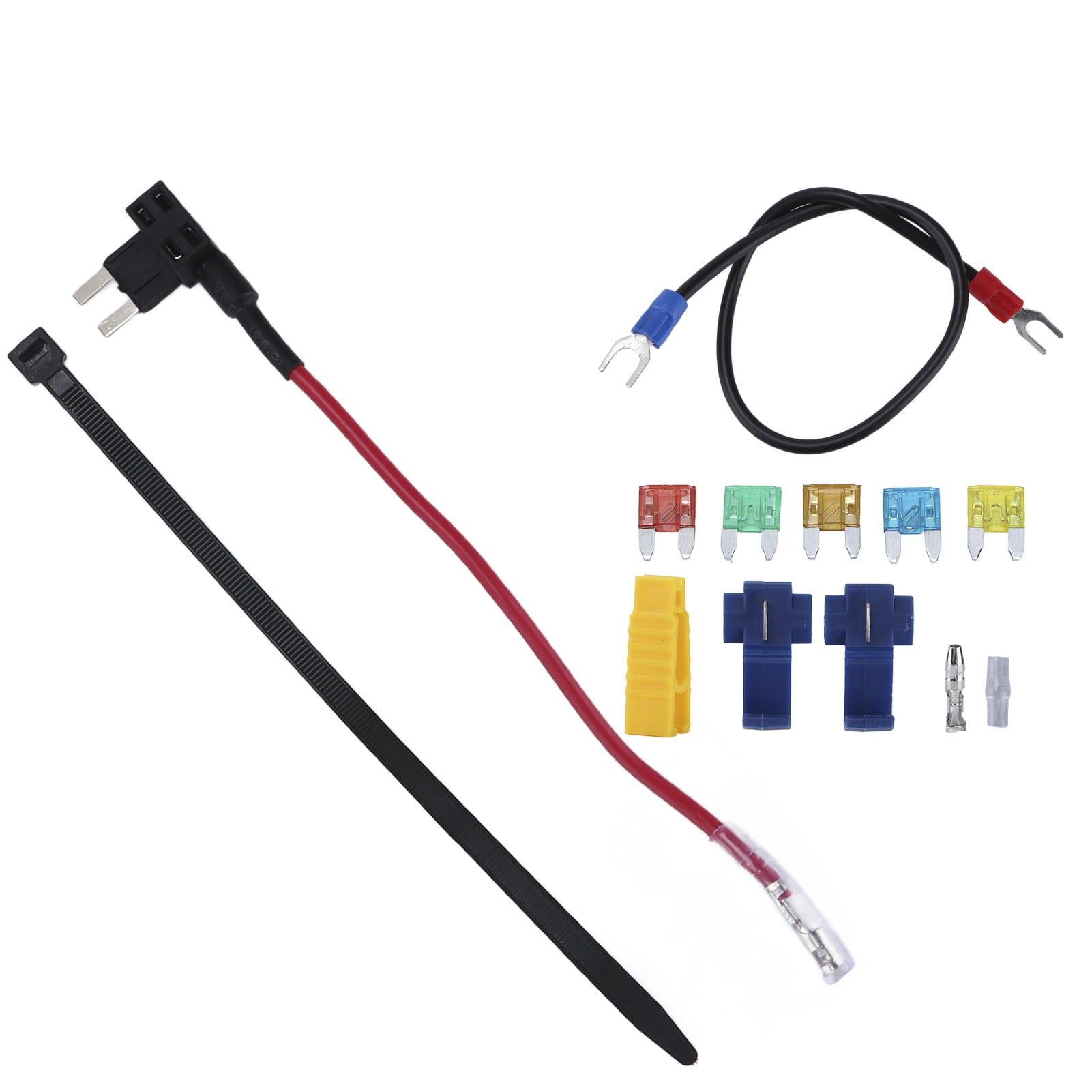 Blade Fuse, Fuse Tap Adapter 12pcs/set Conductivity Wide Application For Cam GPS DVD Player