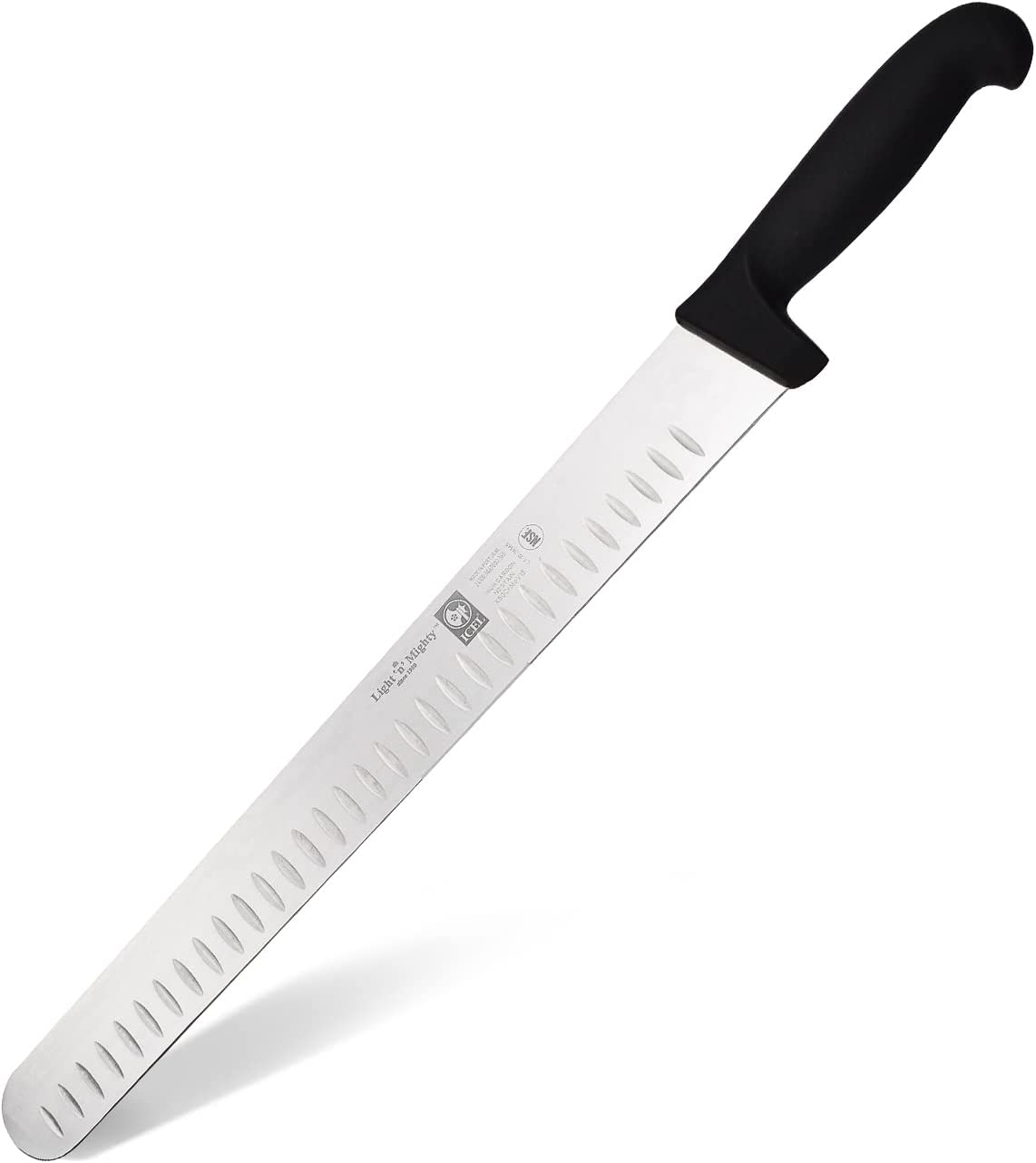 Blade Granton Edge, Turkey, Salmon, Ham Slicer, Meat Slicing Knife. NSF