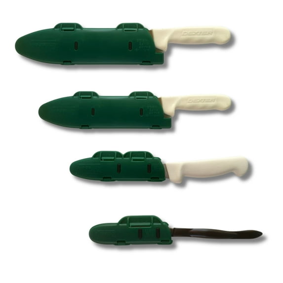 Blade Guard Knife Blade Protectors Chef’s Set Made in USA, Green