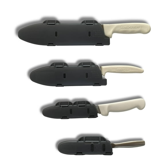 Blade Guard Knife Blade Protectors Chefs Set Made in USA, Grey