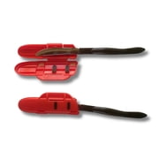 FLI Products Blade Guard 4 Knife Protector - Safe Storage for Cheese Knives & Summer Travel, Made in USA, Red