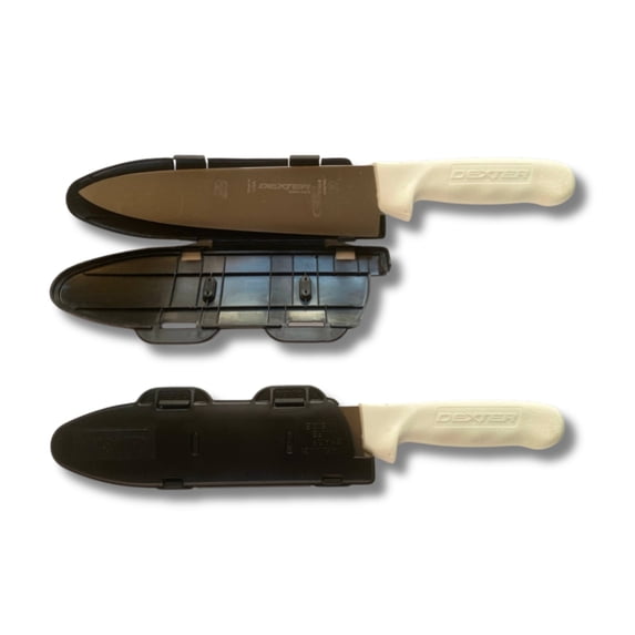 Blade Guard 8" Plastic Knife Protector - Safe Storage for Chef Knives & Summer Trips, Made in USA