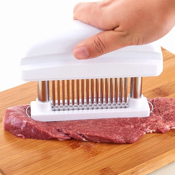 Blade Meat Tenderizer 48-Stainless Steel Needle Prongs Cooking Kitchen Tool