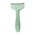 thumbnail image 1 of Blade Pet Deshedding Comb - Ergonomic Grooming Brush Tool for Dog Cat Shedding Control & Coat Care​​(Green,3"×5.9"), 1 of 2