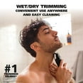 thumbnail image 1 of Blade Rechargeable Wet Dry Lithium Ion Deluxe Beard Trimmer with Interchangeable Heads for Men, 1 of 8
