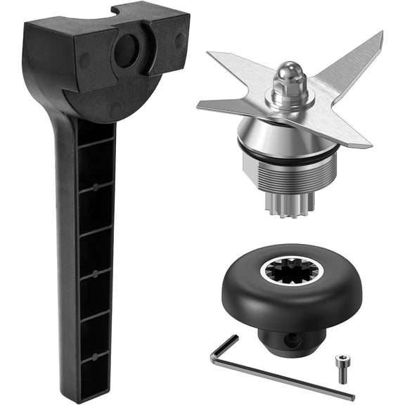 Blade Replacement Parts for Vitamix, Blender Wet Blade Replacement Assembly with Wrench and Drive Socket Replacement Compatible With Vitamix 64oz and 32oz Container