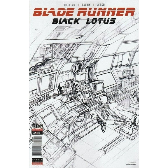 Blade Runner: Black Lotus #2C VF ; Titan Comic Book