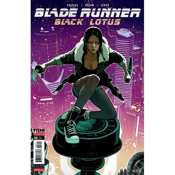 Blade Runner: Black Lotus #3A VF ; Titan Comic Book
