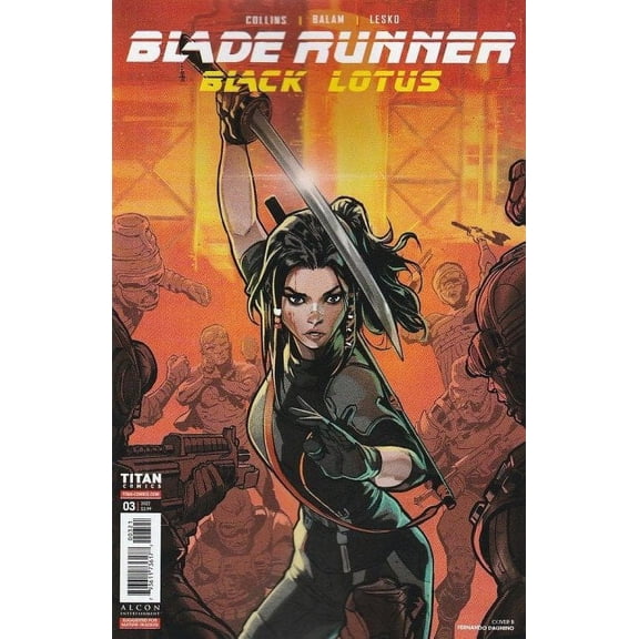 Blade Runner: Black Lotus #3B VF ; Titan Comic Book