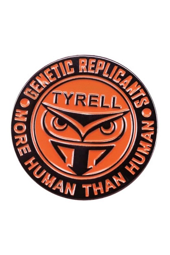Blade Runner Tyrell Logo 1" Tall Enamel Metal Pin